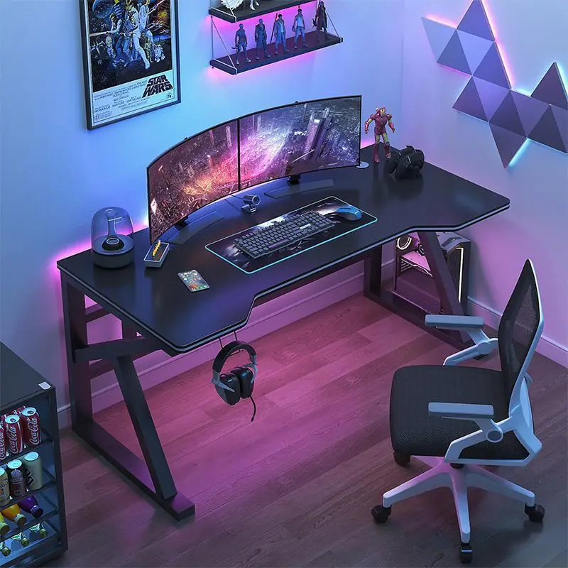 

Компьютерный стол Настольный киберспортивный стол Прямоугольный стол Студенческий домашний письменный стол Простой игровой стол для аренды дома