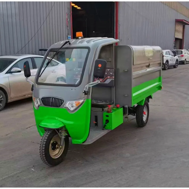 Garbage transfer truck, self-unloading hydraulic garbage pickup truck