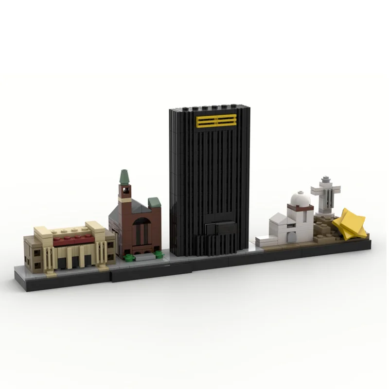 LEADERBrick MOC City Skyline Building Set-serie di modelli di architettura, regalo di festa creativo per gli appassionati di architettura