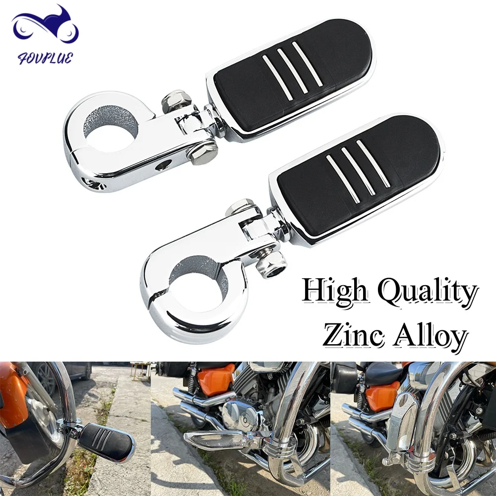 

Motorcycle 32mm Engine Guard Crash Bar Footpeg Mount Kit For Harley Electra Road King Street Glide Universal 1 1/4" Highway Peg