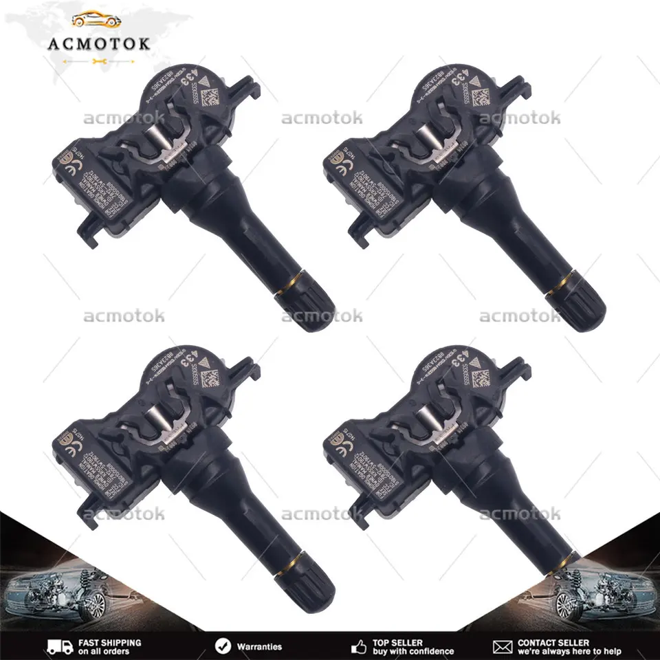 ににが 4-Pack 433MHz Tire Pressure Monitoring Sensors (TPMS) – Replaces