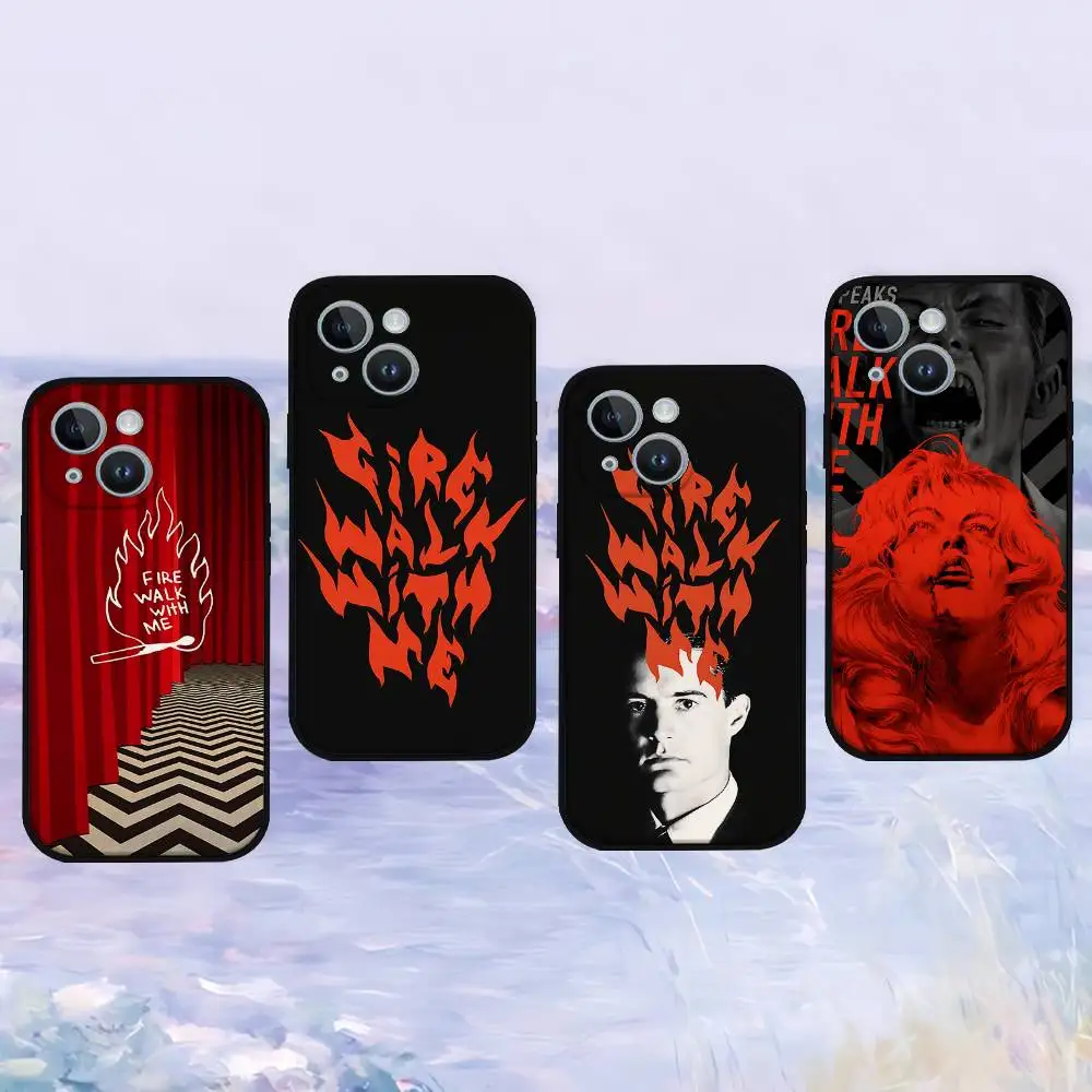 

Twin-S Peaks Fire Walk With Me Phone Case Black Phone Case For IPhone 17/16/15/13/14 Pro Max/ 11Plus/X/Xr/Xs Max/12mini