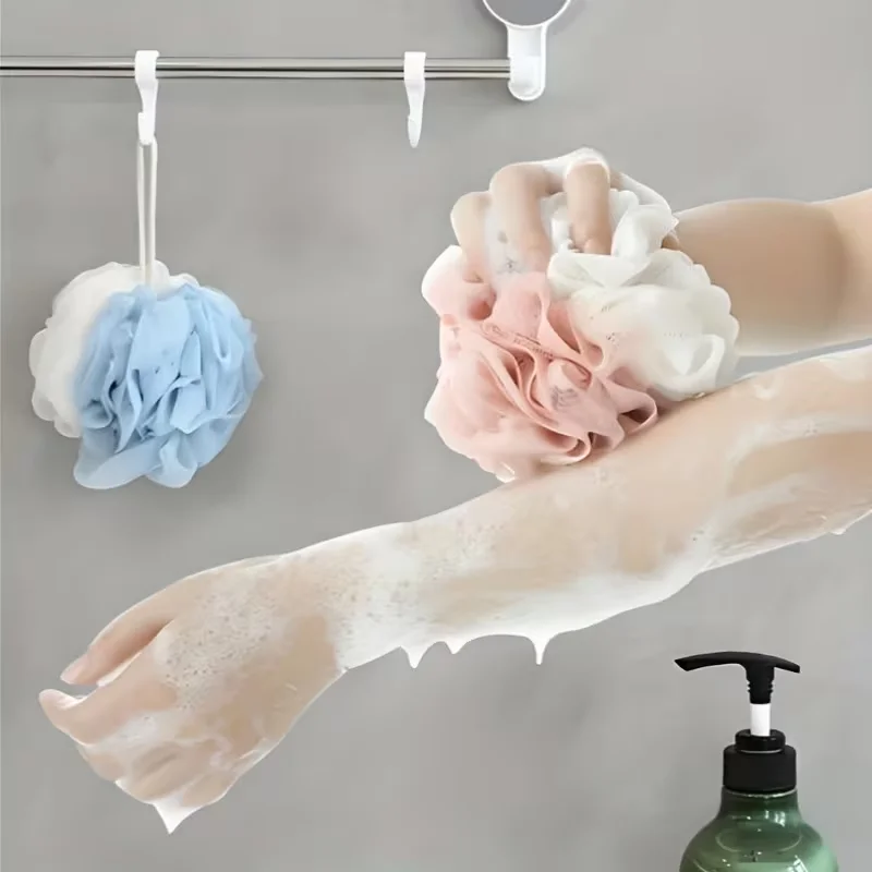 1 piece, a dual-purpose foaming washcloth. The lace-shaped bath ball creates rich foam that doesn't easily disperse.