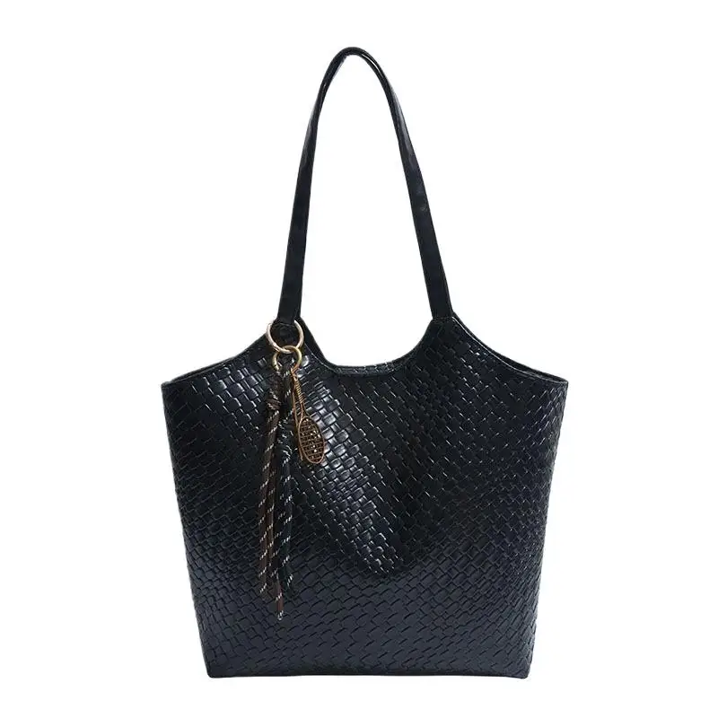 

Большая вместительная сумка-тоут из искусственной кожи для женщин, водонепроницаемая легкая рабочая сумка для покупок