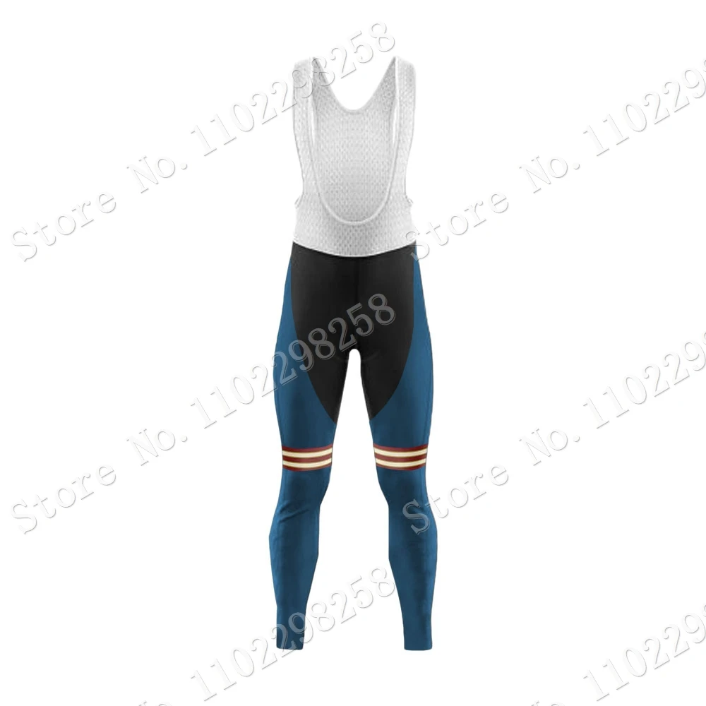 Winter Beer Riding Club Vintage 2023 Cycling Jersey Set Thermal Fleece Retro Clothing Long Sleeve Road Pants Bib Bike Suit MTB