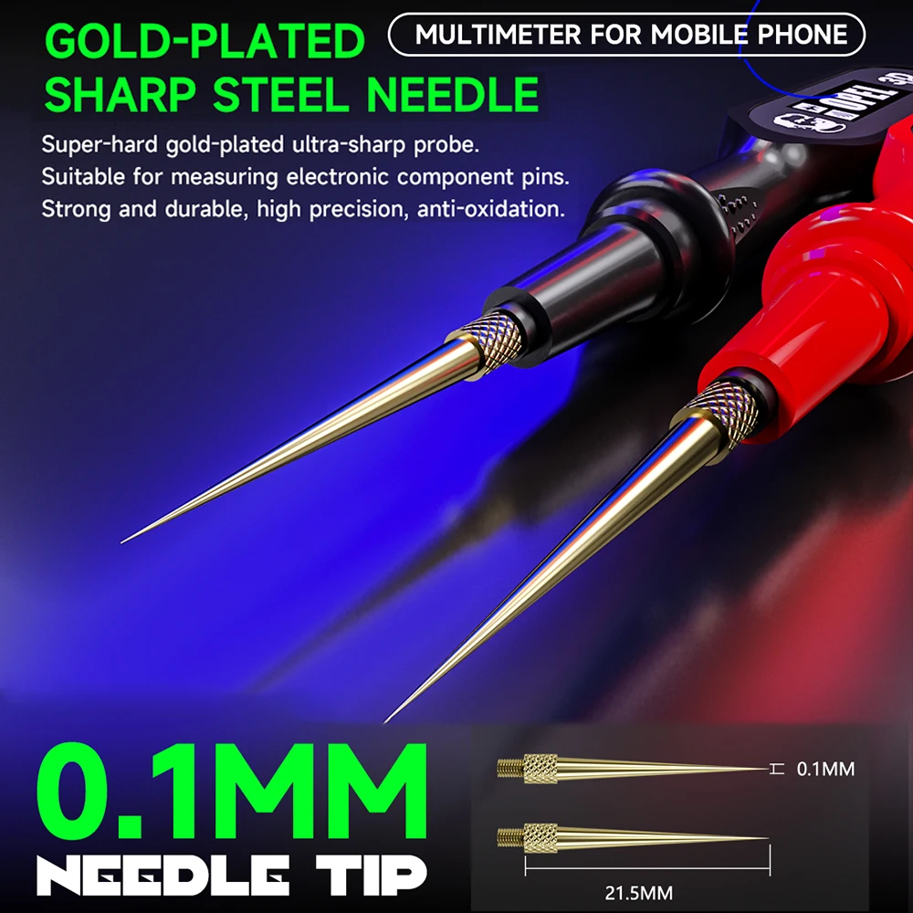 MECHANIC 3D METER Detective 3.0 3 スクリーンデジタルディスプレイマルチメータ電圧容量抵抗測定ツール