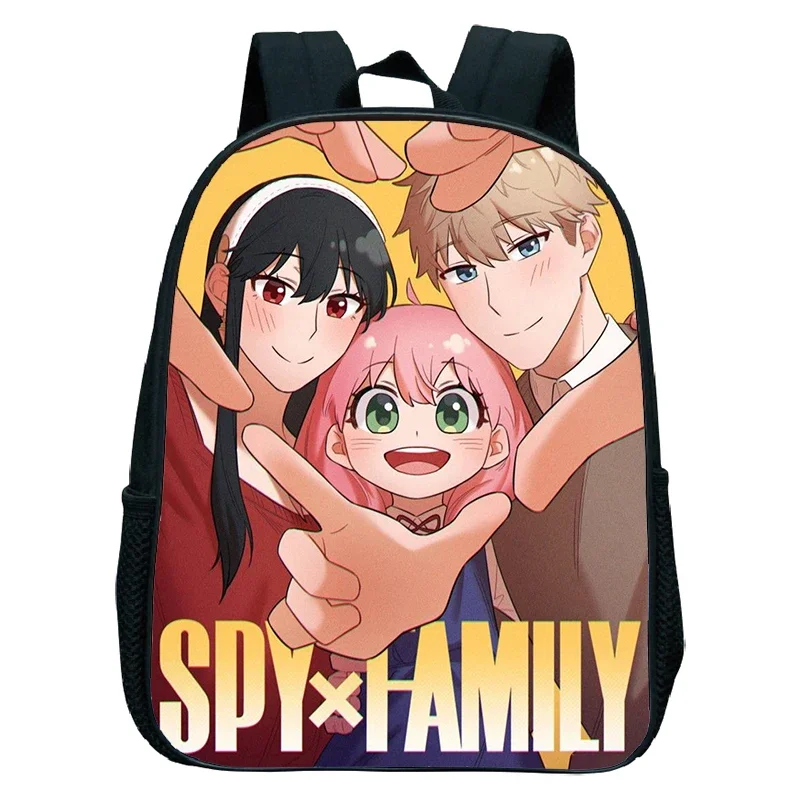 Schoolbag Boys Girls  Anime Spy X Family Backpack Waterproof Backpack Cosplay Anya Forger Kindergarten Daypack Cartoon Book Bag