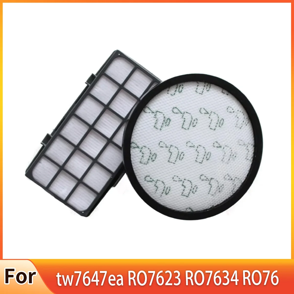 HEPA Filter Kit for Rowenta HEPA Tefal X-Trem Tw7647ea RO7623 RO7634 RO76 Vacuum Cleaner Parts Kit Compact Power Accessories