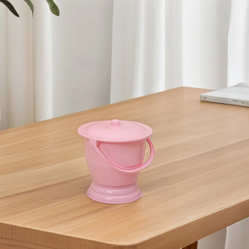 وعاء غرفة بلاستيكي محمول للأطفال الصغار، مرحاض أطفال مبولة، مقبض متين، سهل التنظيف، مدمج للسفر، السيارة، التخييم في حالات الطوارئ #4