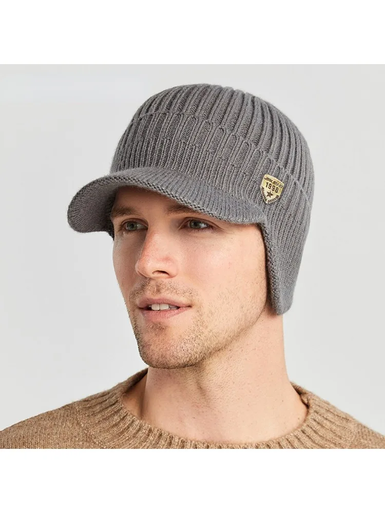 AliExpress MAZIAO Men's Winter Ear Protection Knitted Hat Outdoor Cycling Warm Leisure Fashion Hat Motorcycle Equipment