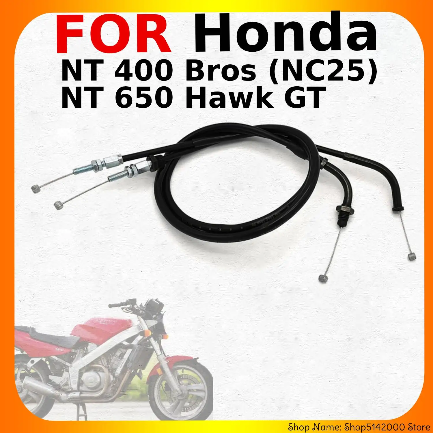 Engine Throttle Line Motorcycle Throttle Cable Scooter Accelerator Cables For Honda NT 400 Bros (NC25) 650 Hawk GT
