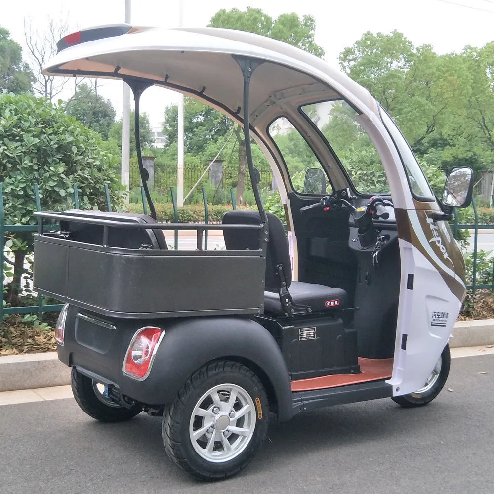 China cheap battery power open body 3 wheel golf cart with storage box