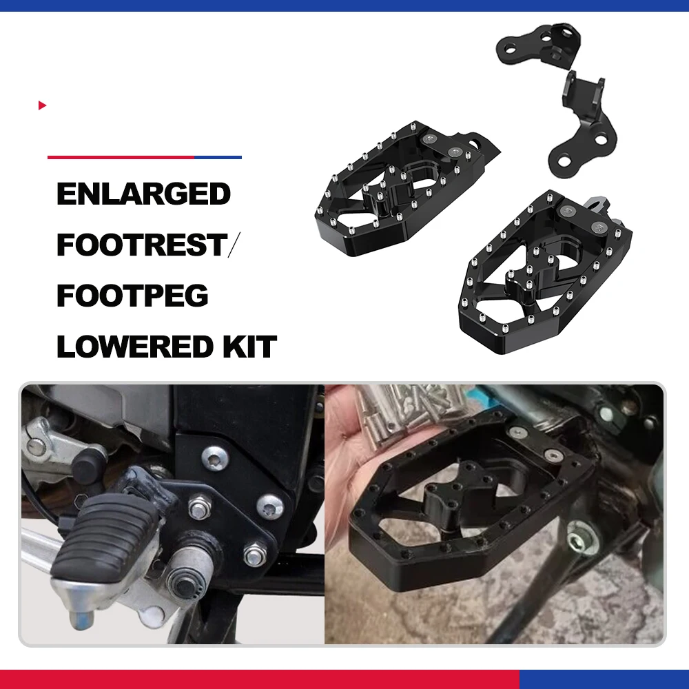 NEW Motorcycles For Suzuki DR 650 DR650/SE DR650 SE 1996-2023 2022 2021 Enlarged Wide Foot Pegs FootRest Footpegs Rests Pedals