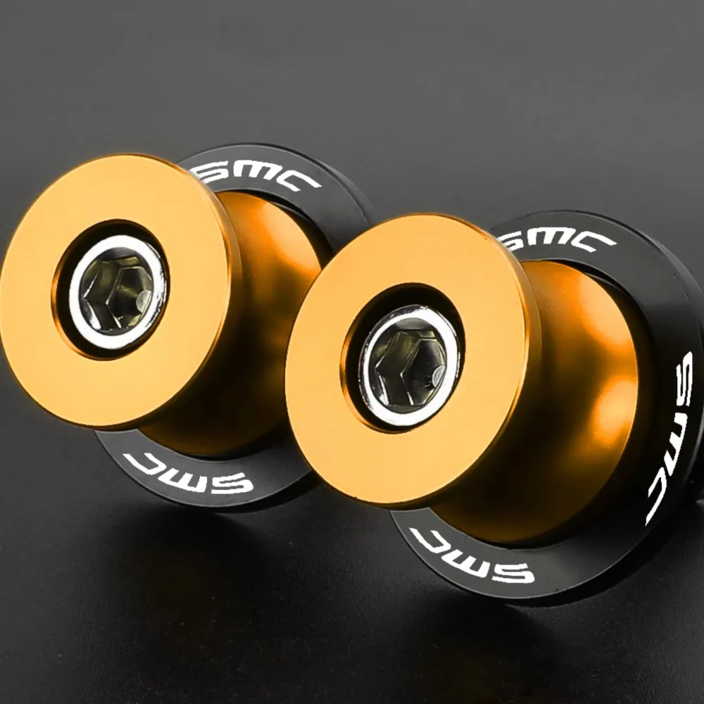 Motorcycle Accessories Swingarm Spools Slider Support For 125 SMC R 390SMC-R 690SMC R 2008-2026 M8×1.25 Bolts Rear Stand Screws