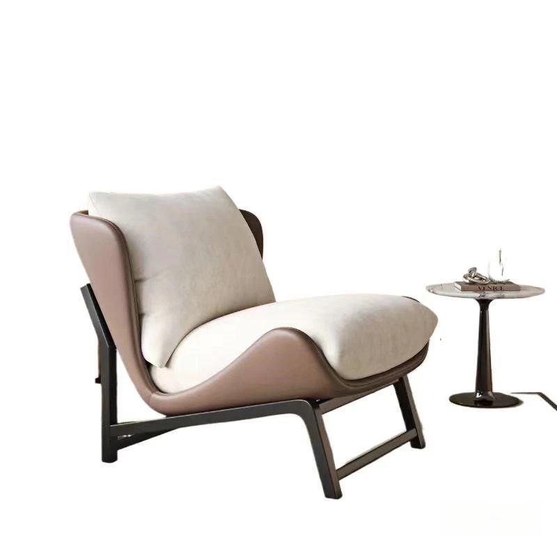 

Italian light luxury minimalist sofa living room bedroom simple office hotel master bedroom lazy sofa leisure sofa chair