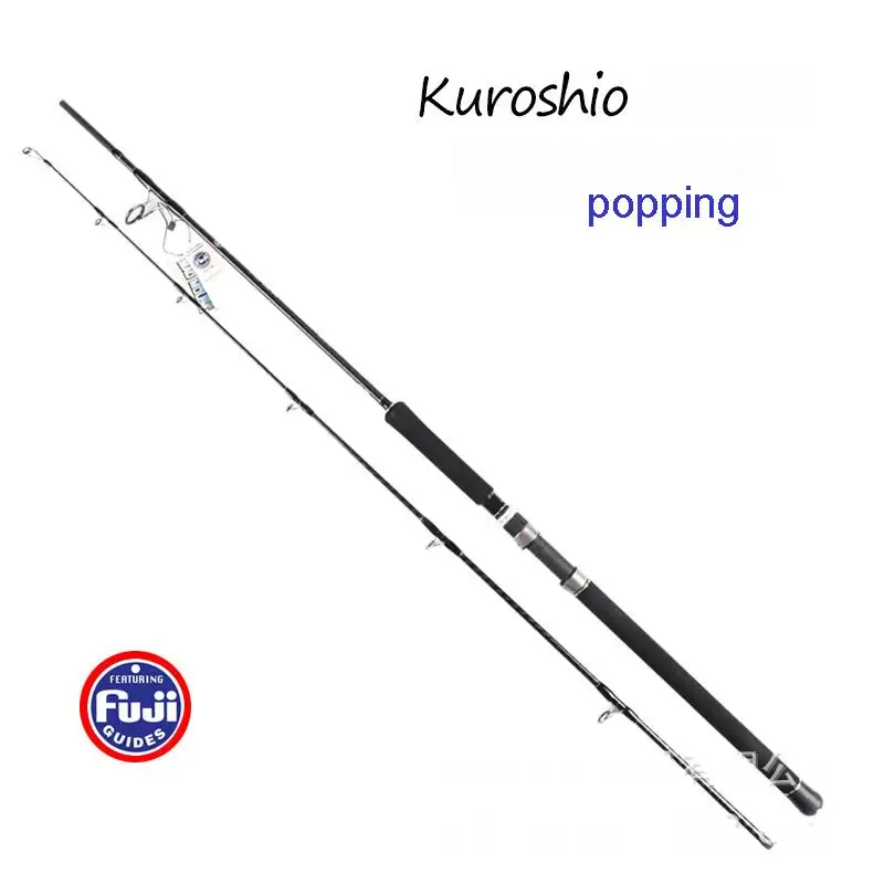 ZZ428 2.4m 80H 330g Safe Load 24kgs 2.64m 88XH 358g 28Kgs Popping Fishing Rod Tip 2.9mm Bait 60g - 200g Hi-carbon X Wrapped Fuji