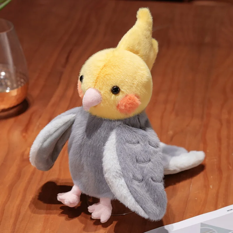 Marionnette de perroquet en tissu, poupée Ventriloquist, oiseau hibou paon, oiseau à gros factures, cadeau en peluche pour enfants H2