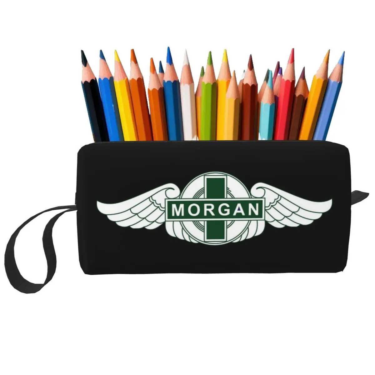 

Morgan Motor Car Company Pencil Case for Studen School Pen Box Pencil Bag Travel Women Cosmetic Bag Organizer Pouch