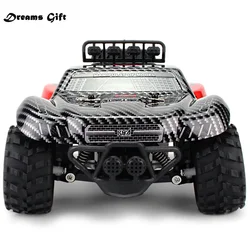 2.4GHz Wireless Remote Control Desert Truck 18km/H Drift RC 4x4 Off-Road Car Desert Truck Toy Up To Speed Gifts for Boys Voiture