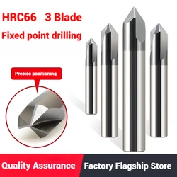 HRC66 3 Flutes Chamfer Milling Cutter 60 90 120 degrees CNC Router Bits Engraving Endmill Tools