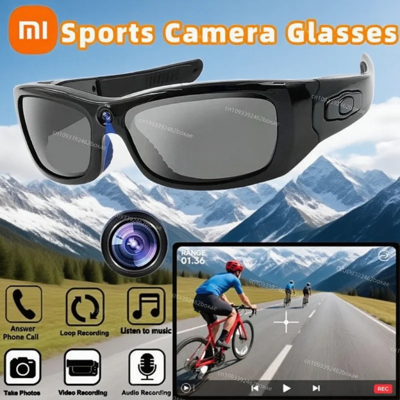 

Xiaomi 1080P HD Camera Glasses Wearable Polarized Lens DVR Video Surveillance Security Protection Video Cam For Outdoor Sports