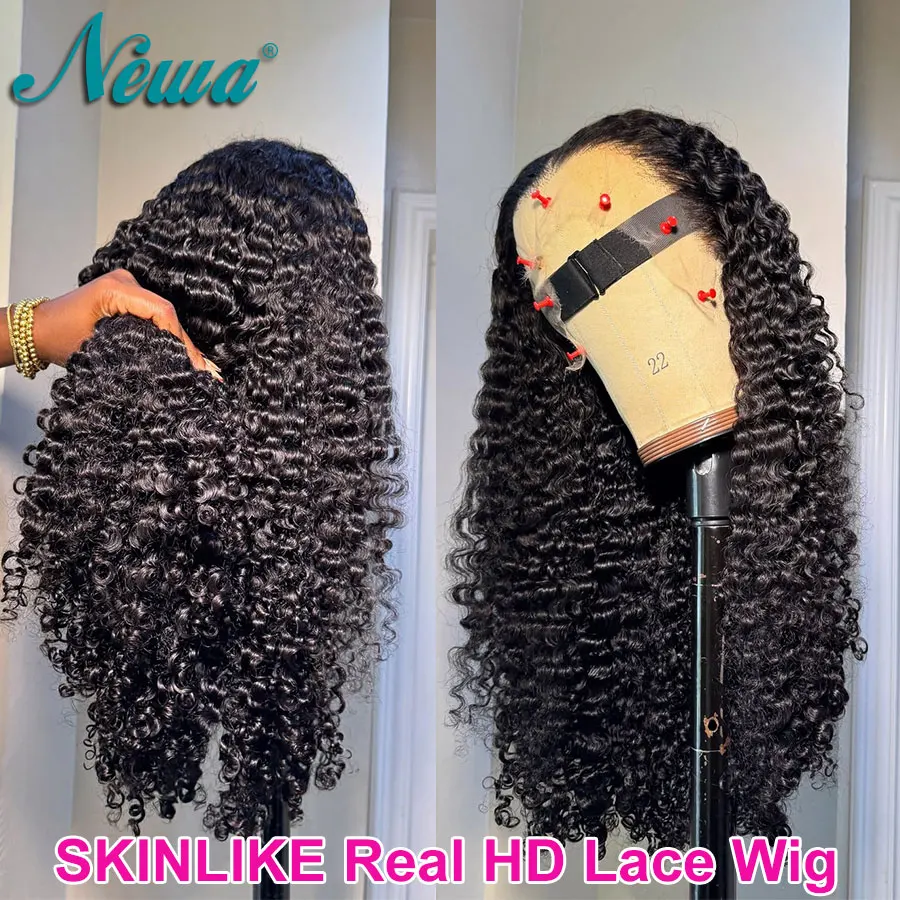 

Newa Hair Ultra Fitted Real HD Lace Frontal Wig Human Hair Glueless HD Lace Closure Wig Bleached Knots Ready Wear Wig PrePlucked