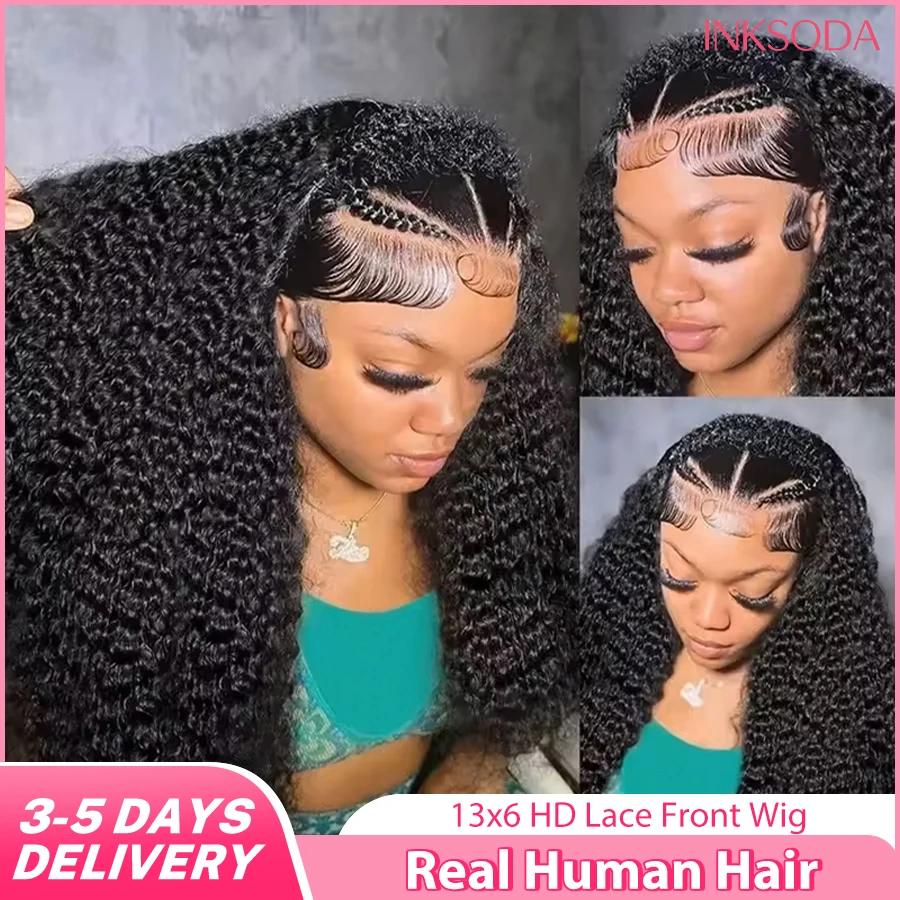 

220% Density 13x6 13x4 Hd Lace Frontal Wigs Brazilian 40 Inch Deep Wave Curly Human Hair Wigs For Black Women Preplucked