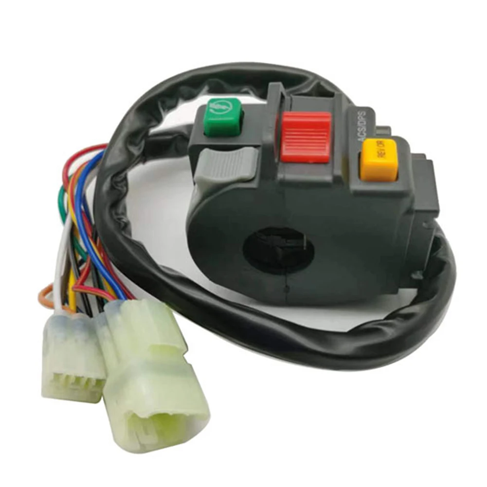 Handlebar-Mounted Start Stop Switch with Headlight Activation for Can-Am For Outlander 450 500 650 800 1000 2012-2015