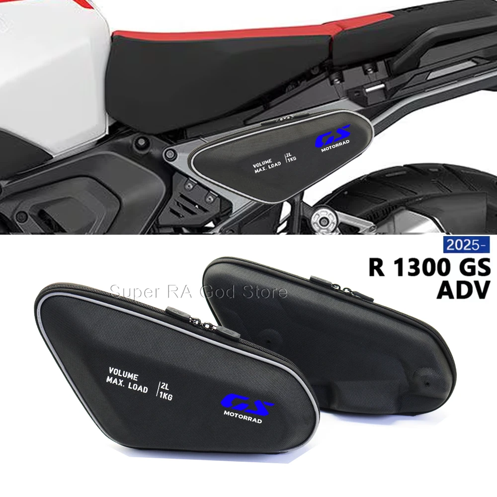 

​For R1300GS Adventure R 1300 GSA R1300 GS ADV 2025 Motorcycle Side Frame Bag Storage Bag Reflective Strip Waterproof Bag