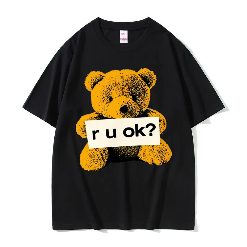 Rocker Yungblud Are You Ok T-shirt Men Women Rock Vintage T Shirts Men's Funny Casual Oversized Short Sleeve T-shirts Streetwear