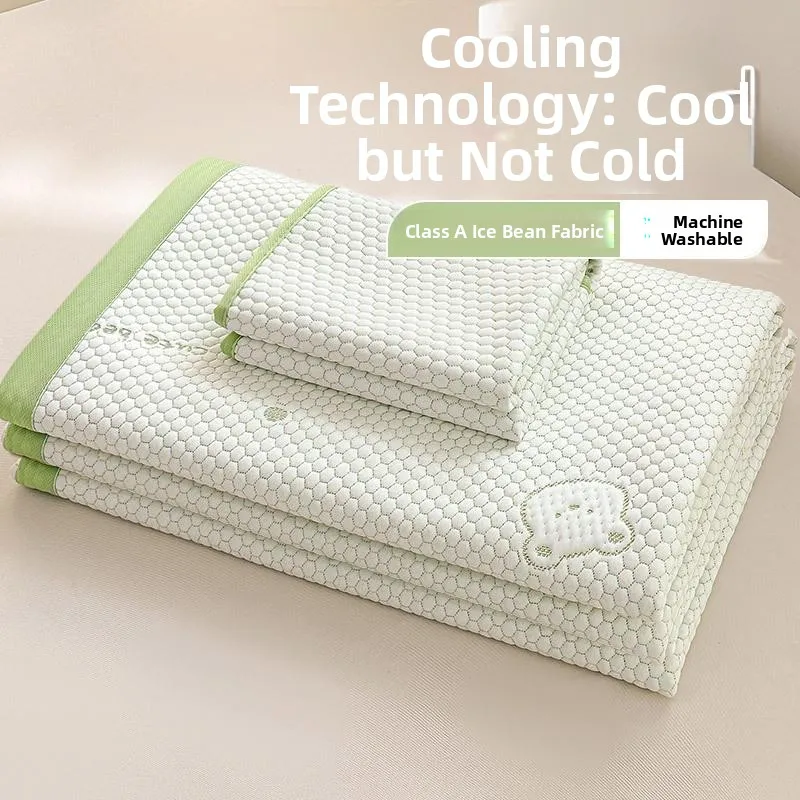 

Soft Ice Silk Cooling Mat Summer Air Conditioner Bedding Sheet Durable Comfortable Breathable Easy to Clean Household Goods