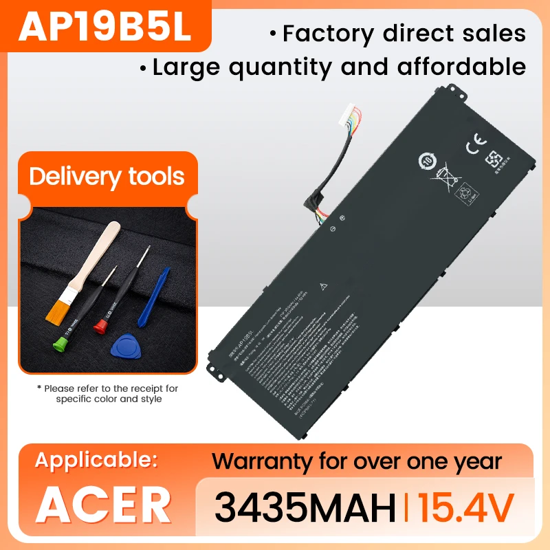 AP19B5L baterai Laptop 15.4V 54.6Wh UNTUK Acer Aspire 5 A515-56 A515-55 A515-44 SF314-42