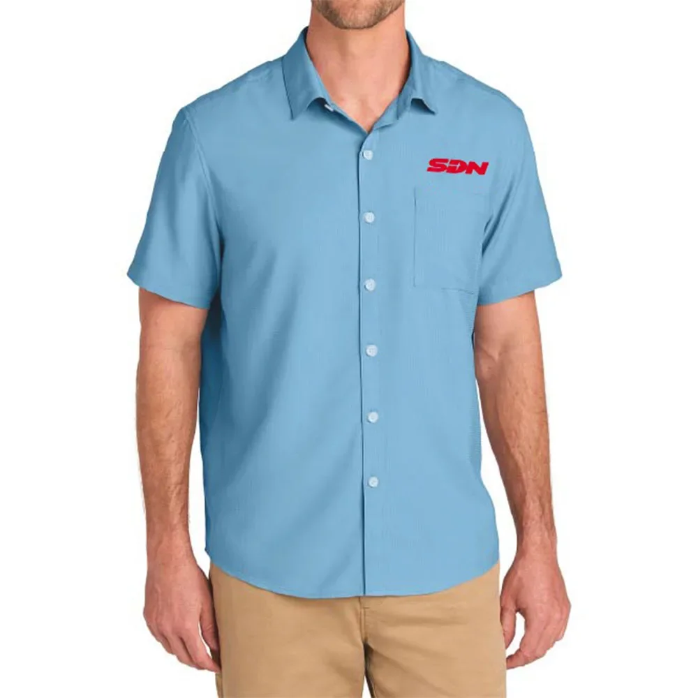 SDN Robert Robertson Cosplay Botão Up Camisa Jogo Despach Moda Solta Chemise Manga Curta Casual Homens Mulheres Camisas Roupas