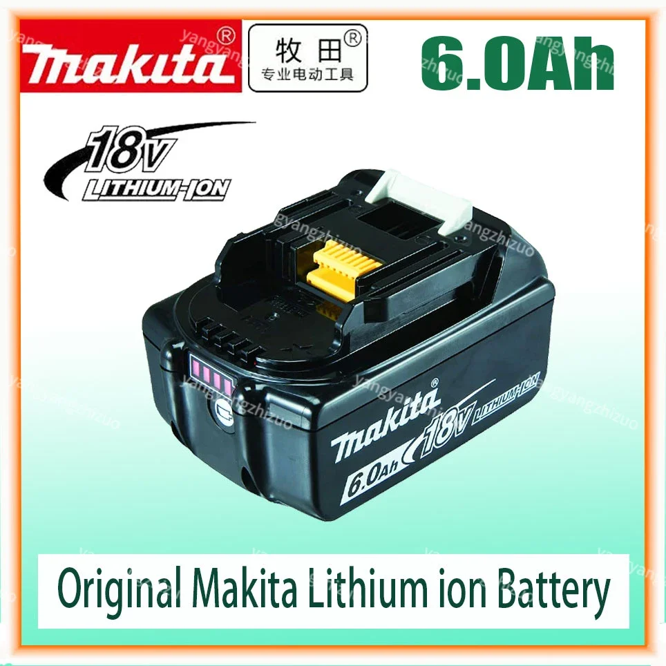 

Makita Original Lithium ion Rechargeable Battery 18V 6000mAh 18v drill Replacement Batteries BL1860 BL1830 BL1850 BL1860B