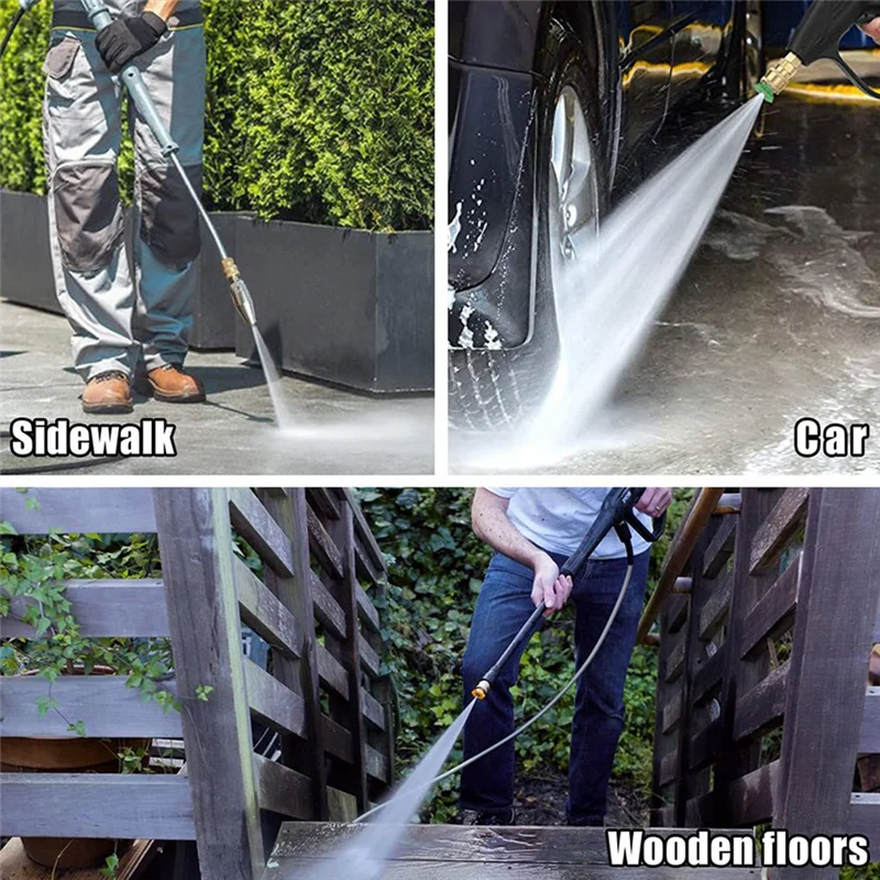 Turbo Nozzle Pressure Washer Tips for Hot and Cold Water Rotating Nozzle 1/4 Inch Quick Connect Orifice