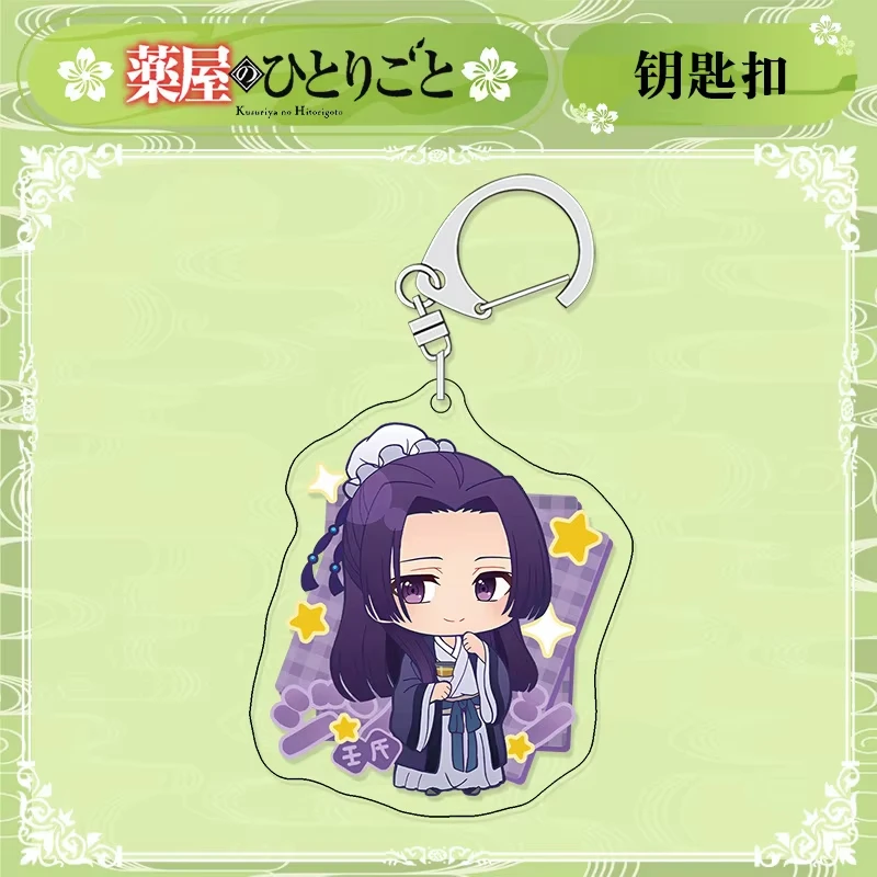 for The Apothecary Diaries Anime Peripheral Maomao Rikuson Gyokuyo Xiaolan Lihuafei Acrylic Keychain Backpack Pendant Fans Gift - view 3