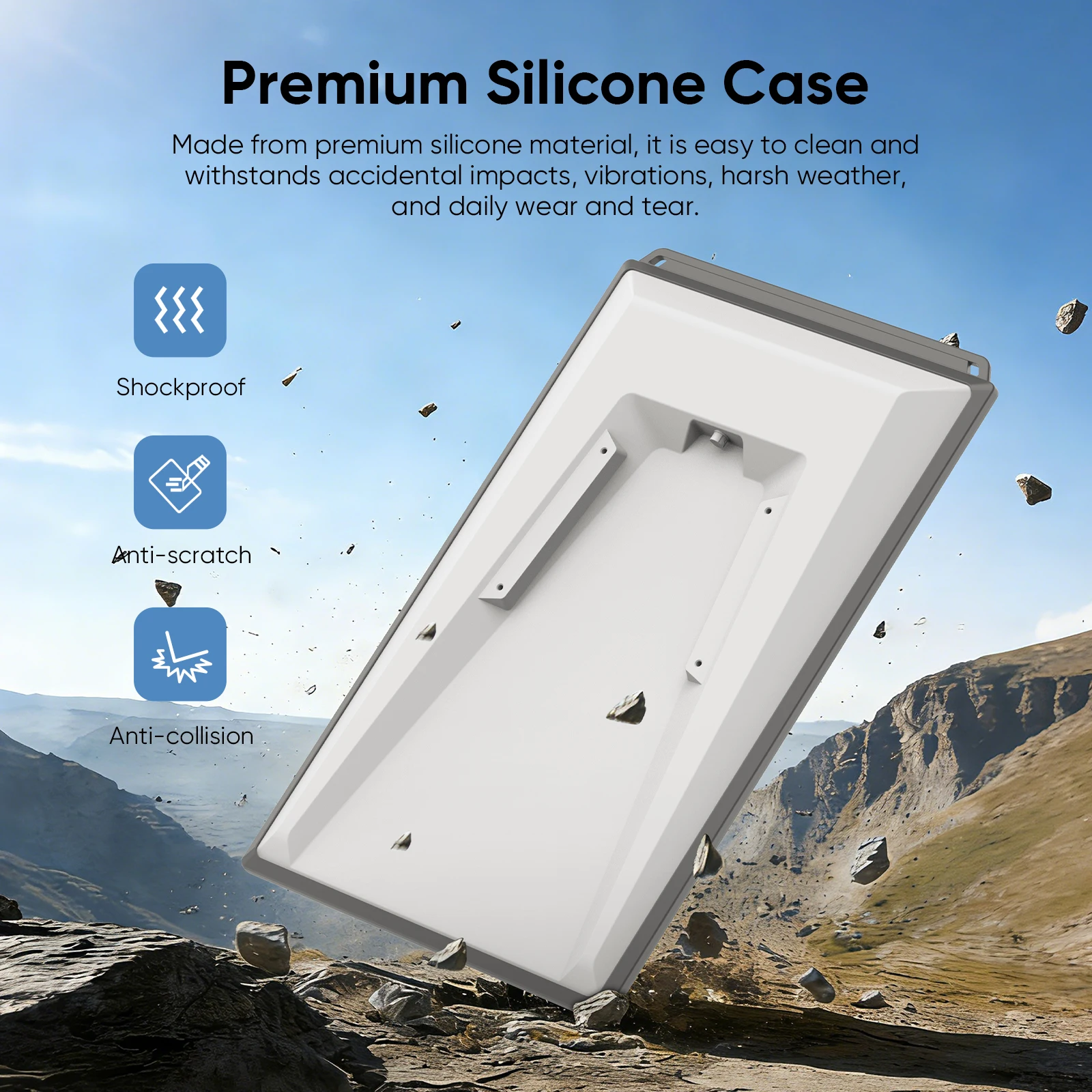 High-Quality For Starlink Gen3 Protective Case Liquid Silicone Case For Starlink Gen3 Satellite Dish Portable Full Cover Shell