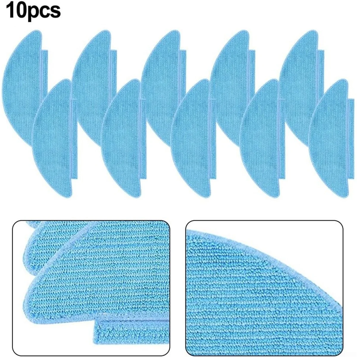 Paño de mopa para aspiradora doméstica Tikom L9000, accesorios para Lubluelu SL60D SL61 y SG60, Laresar L6 Nex, 10 piezas