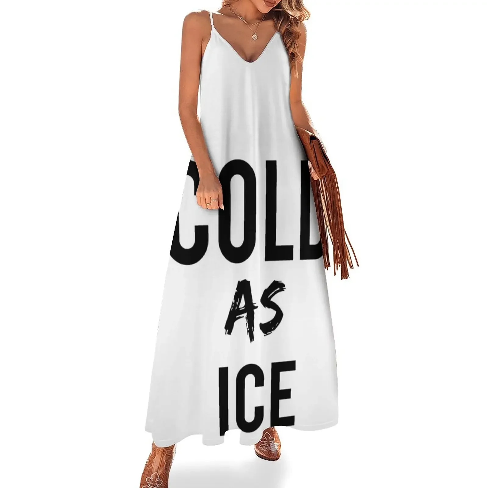 

cold as ice Sleeveless Dress dress women elegant luxury women's summer jumpsuit elegant women's dresses for wedding Dress