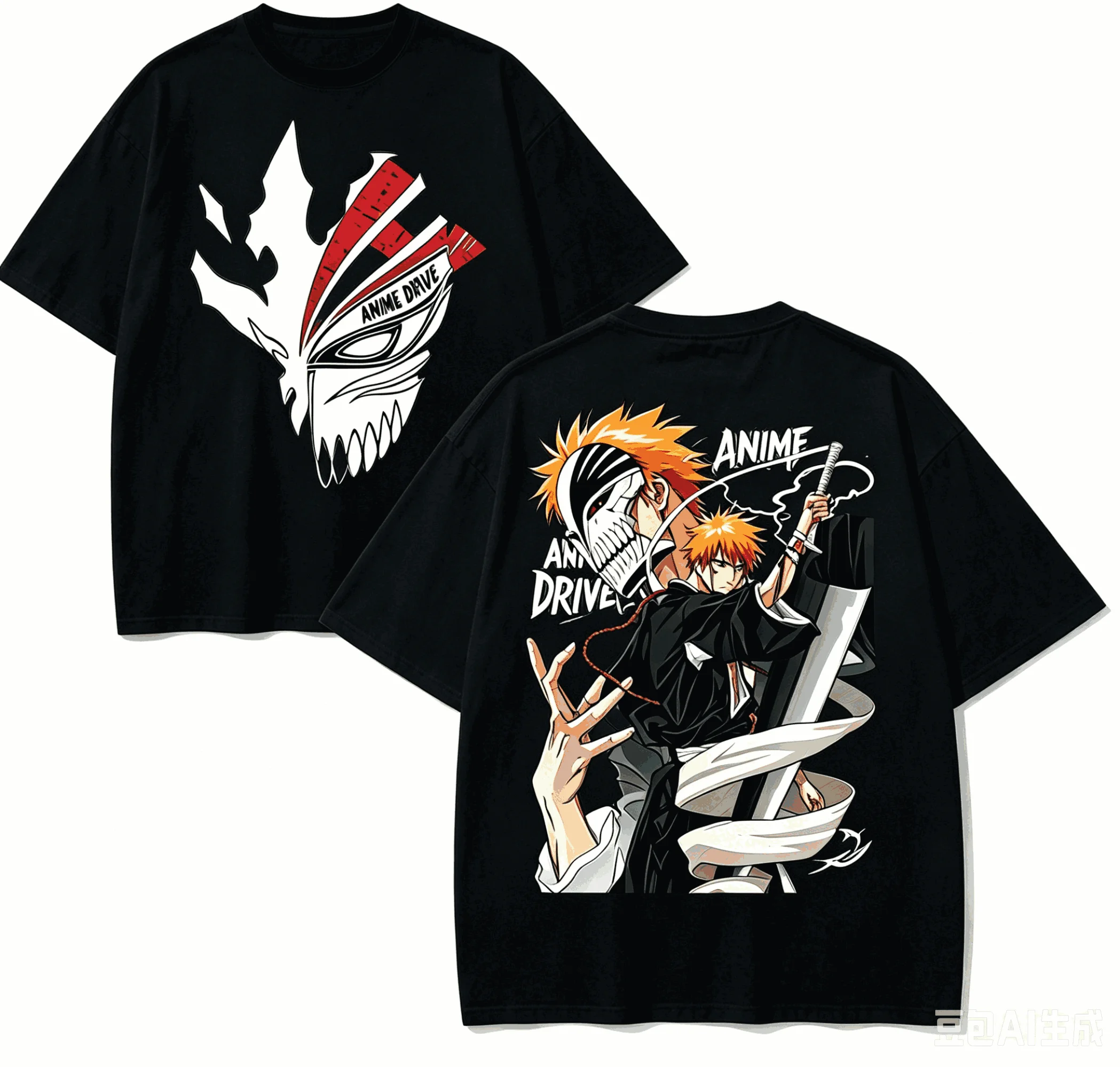 Bleach Anime Lover T-shirt Harajuku Cotton New Model High Street Oversized Unisex Short Couples Streetwear Trendy soft tee gift