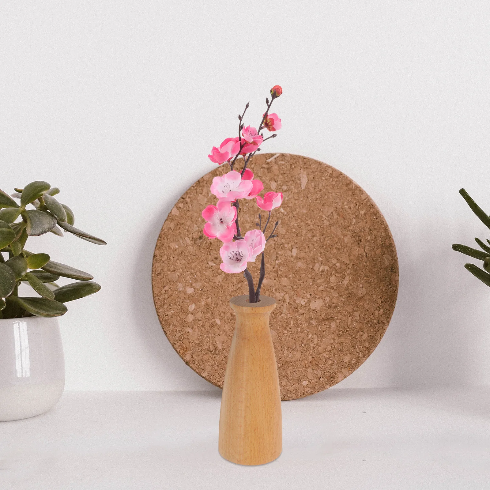 

3Pcs Artificial Plum Blossom Picks Bright Color Realistic Simulation Branches Home Decor Vase Filling DIY Crafts Weddings