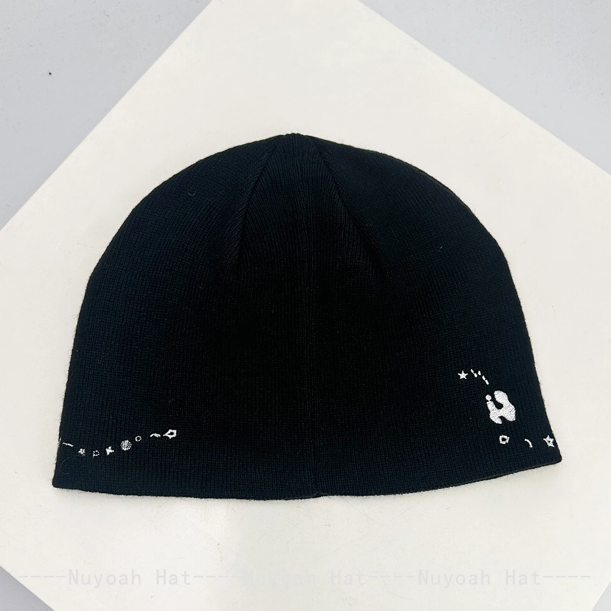 New Men Women Korean Star Letters Embroidery Knitted Hats Personal Warm Sweet Cool Fashion Beanies Simple Versatile ins Casual