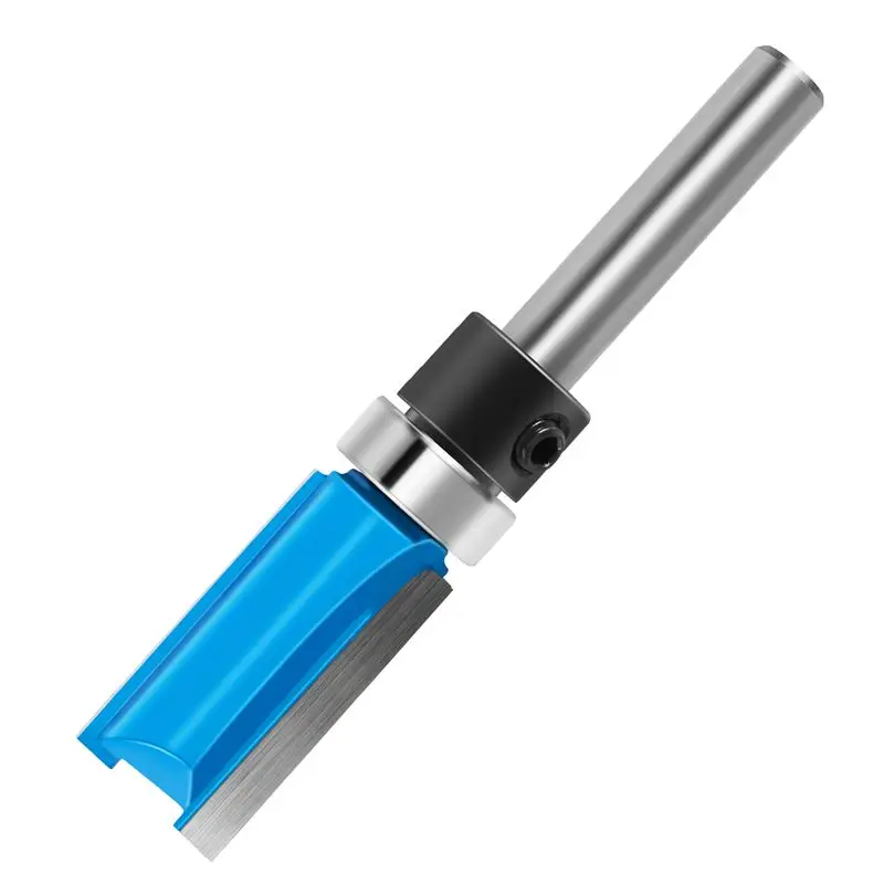 A27F-1/4Inch Shank Router Bit Twin 2 Fluted Imperial Jig Template Cutter Woodworking