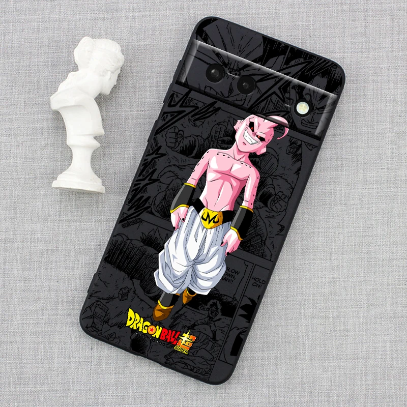 Art D-Dragon Ball Vegeta Goku For Google Pixel 9 8 7A 7 6A 6 5A 5 4 4A XL 5G Black Silicon Shockproof Shell TPU Phone Case