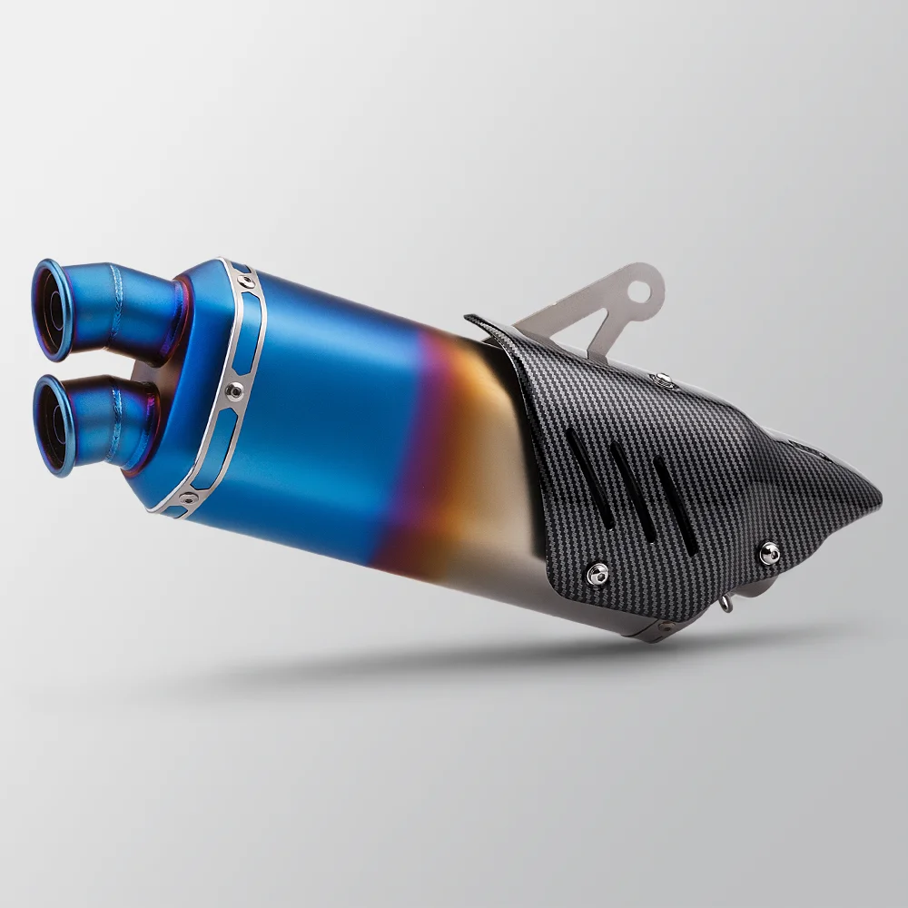 العالمي 51 مللي متر دراجة نارية العادم الخمار الهروب كاتم الصوت ل RC 125 250 390 ل R6 R3 النينجا Z 400 250 Z900 ZX6R #2