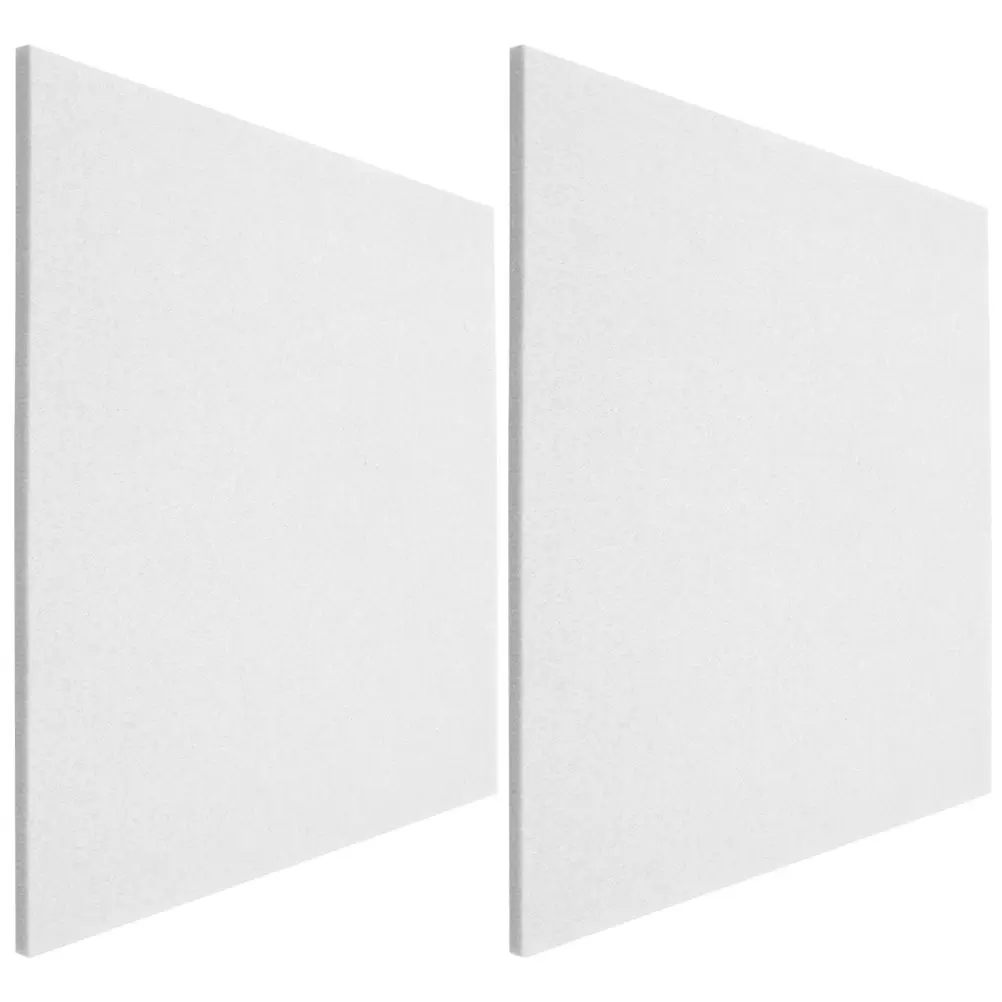 2Pcs Professional Sound Absorbing Felt Panels Uniform Thick Acoustic Wall Panels for Studio Office Rehearsal Space Sound
