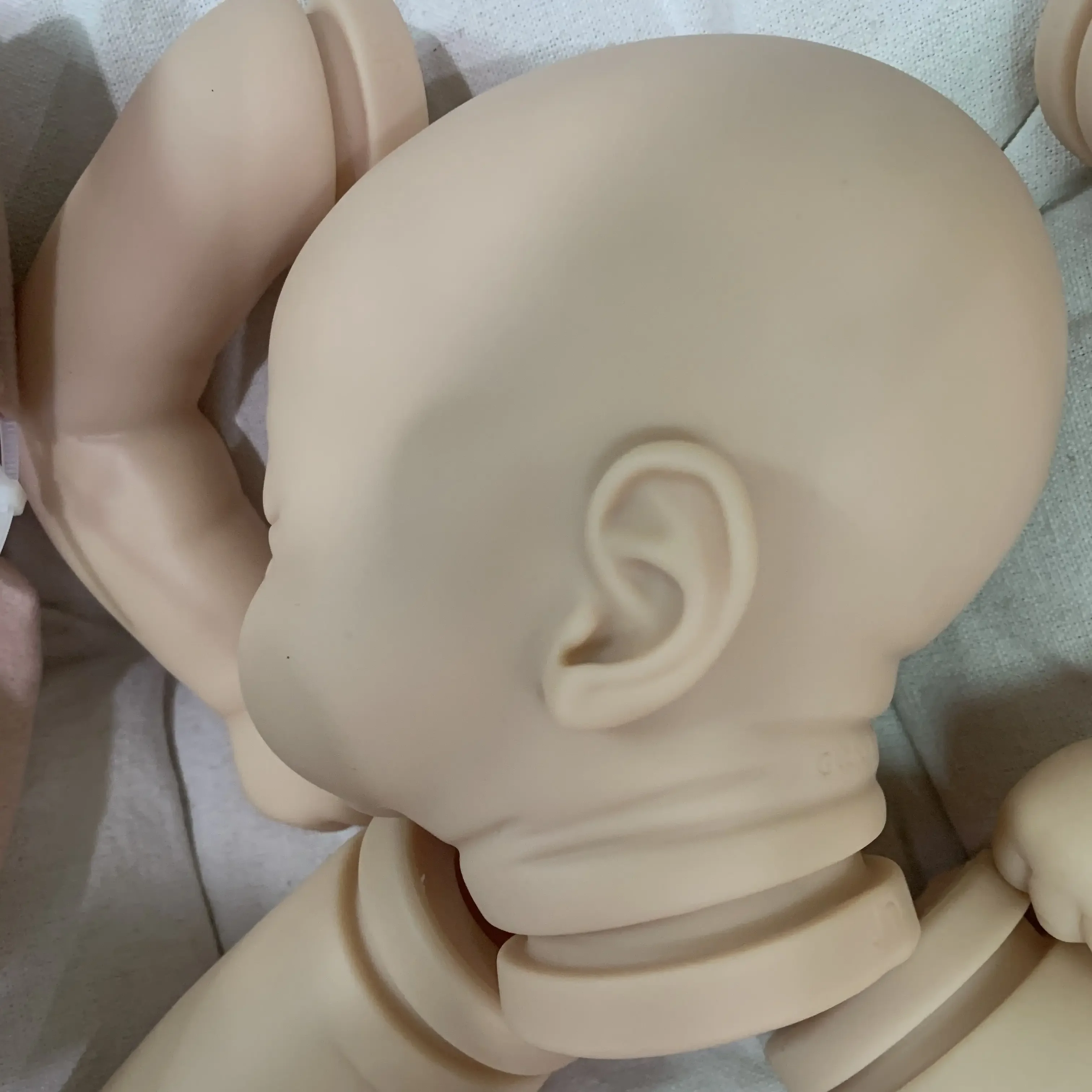 EGO 19-calowy zestaw lalek dla noworodków Baby Kai Realistyczne, miękkie w dotyku Świeży kolor Niedokończone części lalki