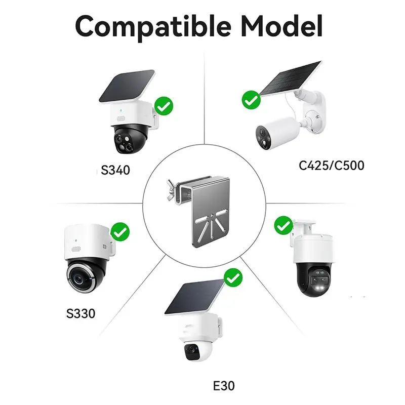 M01K 3 Pack Gutter Mount Bracket Compatible With For Eufy Solocam