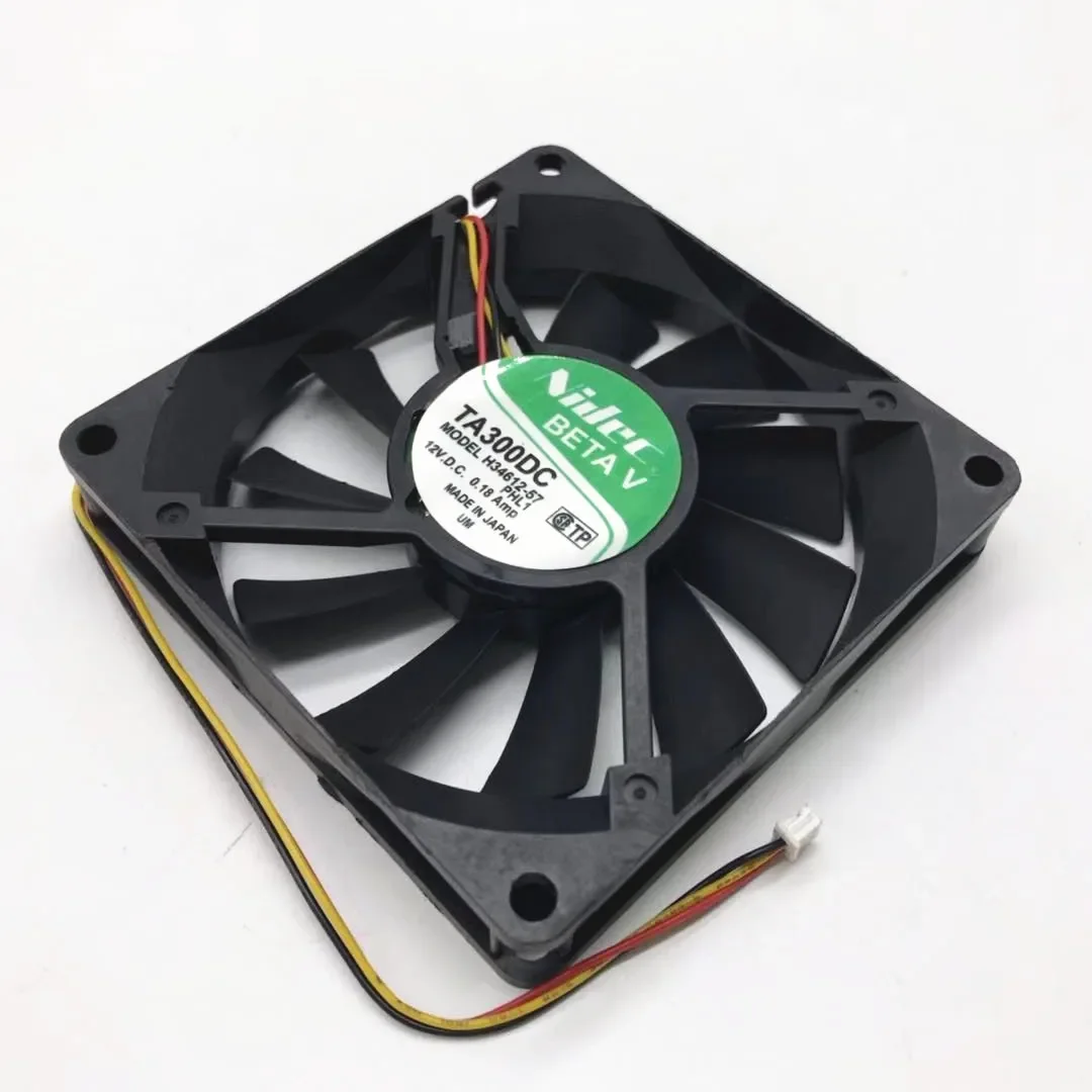 

Nidec TA300DC H34612-57 PHL1 DC 12V 0.18A 80x80x15mm 3-Wire Server Cooling Fan