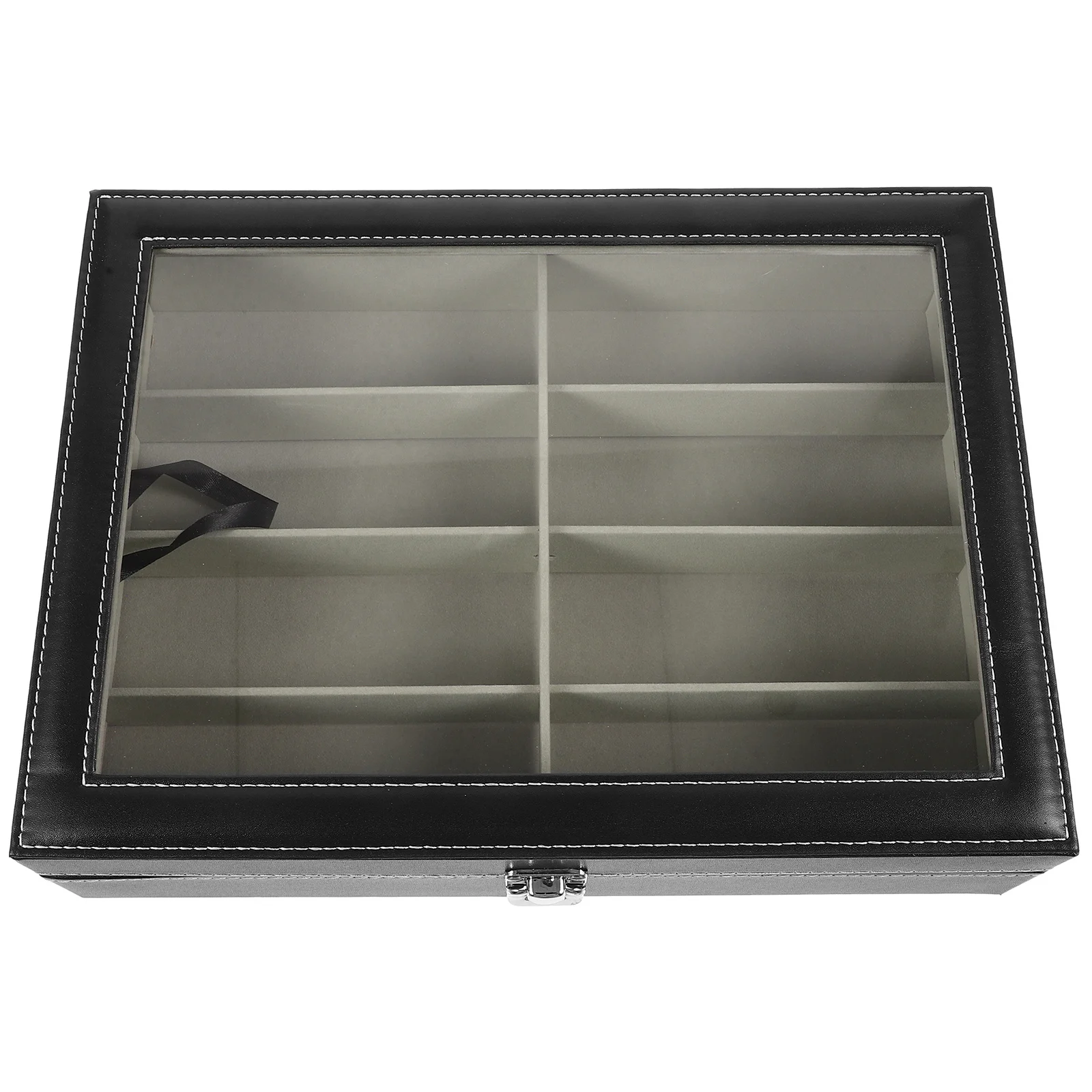 

8-Slot Eyeglasses Organizer Sunglass Holder Durable Scratch-Resistant Glasses Storage Display Stand Elegant Minimalist Design